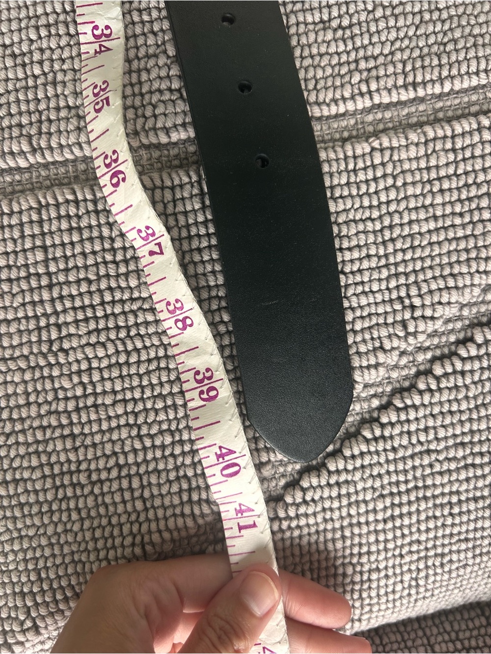 Anthropologie Black Leather Belt - Picture 5 of 5